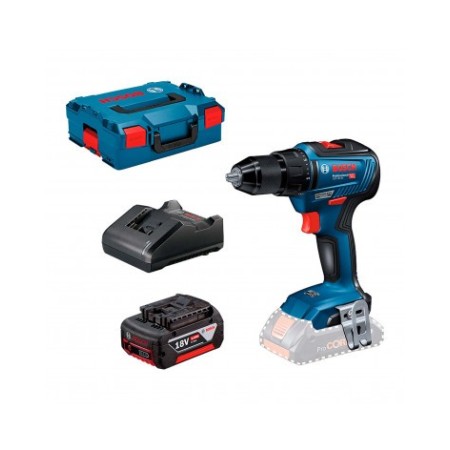 BOSCH APARAF. BATTERIE GSR 18V-55 2X 3.0AH + COFFRE + CHARGEUR.