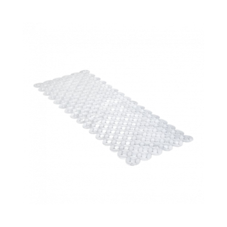 Tapis de baignoire antidérapant Zirkel. Motif simple et couleur transparente.