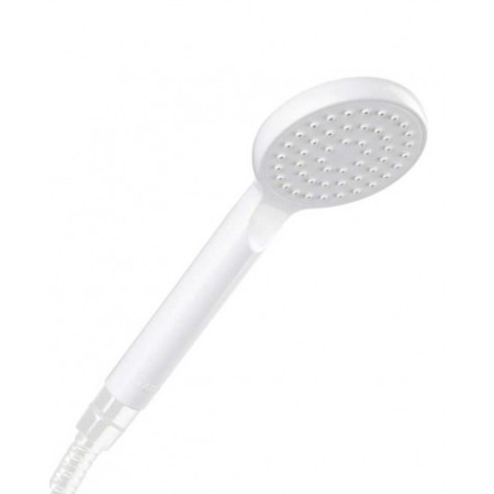 Douche Capri blanche.  Taille: Longueur : 100 mm Largeur : 55 mm Hauteur : 250 mm