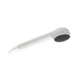 Douche Atlantique blanche de 6 cm de diamètre.