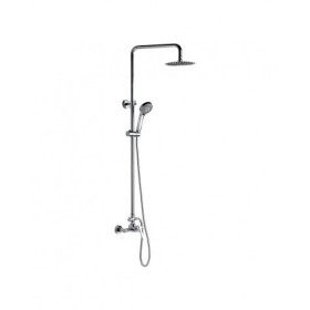 Système de douche extensible chromé de Cozy.