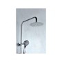 Système de douche extensible chromé de Cozy.