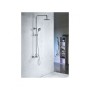 Système de douche extensible chromé de Cozy.
