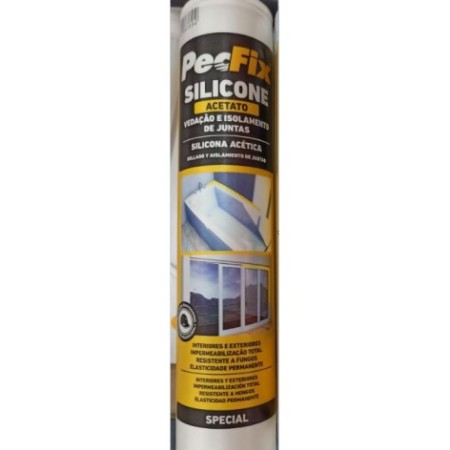 PECFIX ACÉTATE DE SILICONE SPÉCIAL TRANSPARENT 300ML