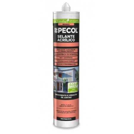 PECOL ACRYLIQUE SCELLANT JOINTS ET FISSURES GRIS 300ML