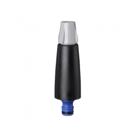 Gicleur d'arrosage avec connexion rapide et débit réglable. Dimensions : Compression : 35 mm Largeur : 35 m Hmauteur : 125 mm