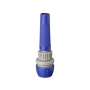 Agulheta de rega avec connexion pour tuyaux de ¾" (19 mm). Débit ajustable.  Dimensions : Longueur : 45 mm