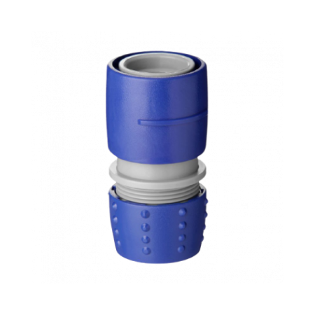 Raccord rapide pour tuyau de diamètre 12,5 mm et 15 mm.  Dimensions : Longueur : 37 mm Largeur : 37 mm Hauteur : 67 mm