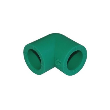GENOU SIMPLE PPR 32 MM FEMELLE - FEMELLE