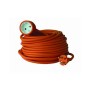 RALLONGE 3G1.5MM2 16A - 25MTS ORANGE