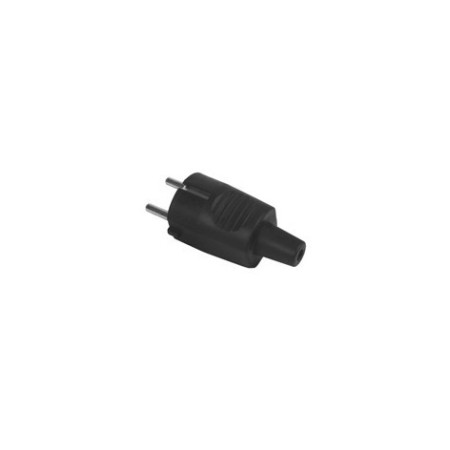 SCHUKO MÂLE PRISE CAOUTCHOUC 16A/250V PR