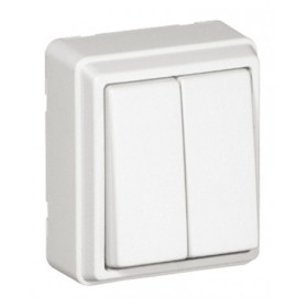 EFAPEL INTERRUPTEUR D’ÉCHELLE DOUBLE BLANC