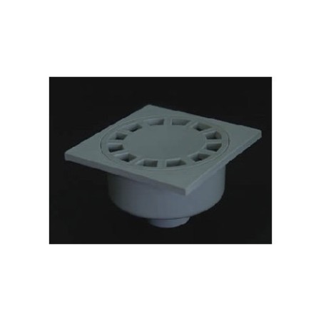 DRAIN PVC AVEC SIPHON VERTICAL 15X15