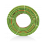 Tuyau tressé vert 50 mètres. Fabriqué en PVC flexible.  Diamètre : 25 mm (1")