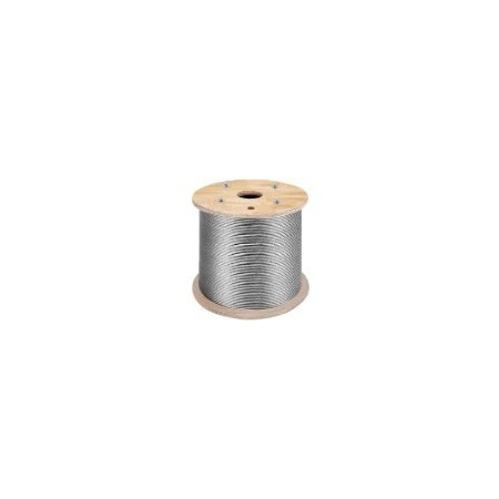 CABLE ACIER GAL. 6MM 6x7+FC