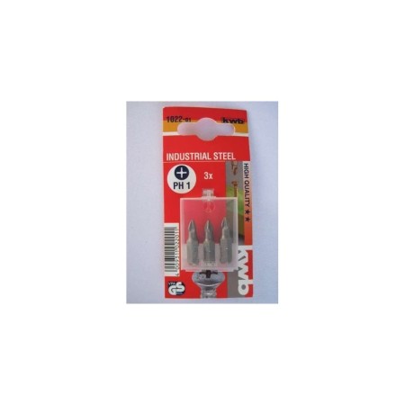 KWB 3 EMBOUTS 25MM PH 1 INDUSTRIE SB