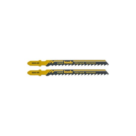 KWB BLISTER 2 LAMES TICO POUR BOIS COUPE ÉPAIS 75MM