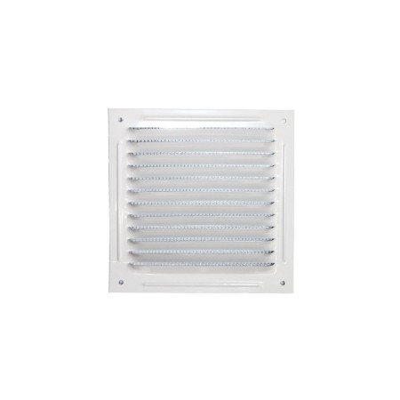 GRILLE ALUMINIUM BLANCHE 15X15.MOUSTIQUAIRE