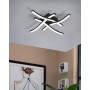 EGLO PLAFON LED PRETO HUERTA-E 40000K 3100LM 9002759740597 Lar e Iluminaccao