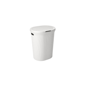 TATAY PANIER LINGE 40L BLANC Salles de bains