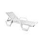 CHAISE PISCINE MALIBU VERT ET BLANCHE