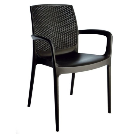 CHAISE DE JARDIN ANTHRACITE 46*56 CM