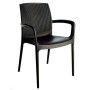 CHAISE DE JARDIN ANTHRACITE 46*56 CM