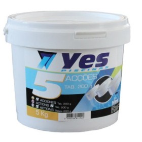 YES CLORE PISCINE 5 ACTIONS 5KG