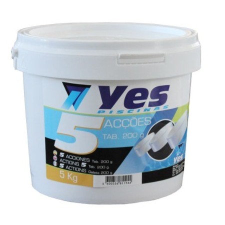 YES CLORE PISCINE 5 ACTIONS 5KG