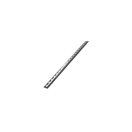 PROFIL ROUGE CANTO. ALUN. 10MM ARGENT BRILLANT.2,6MT