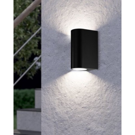 APLIQUE EXTERIOR LED 5 PRETO EGLO 74022