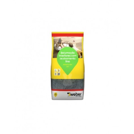 Webercolor Art 5kg beige Weber Mortier coloré avec finition fine pour le jointoiement des joints dans les sol