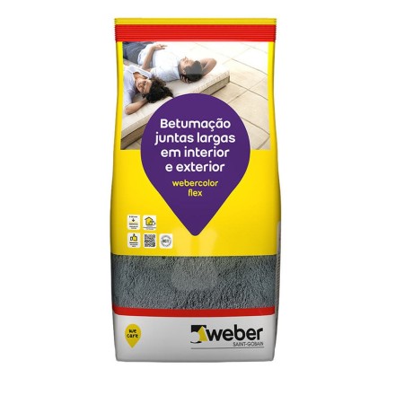 Webercolor Flex ivoire 5kg Weber Coulis sablé coloré pour le jointoiement de joints