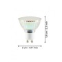 Ampoule LED Eglo 110145 d’une puissance de 4,6 W et culot GU10.