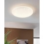 Eglo Pogliola 75504 Plafonnier LED pour intérieurs, de 26 cm de diamètre et d’une puissance de 12W.