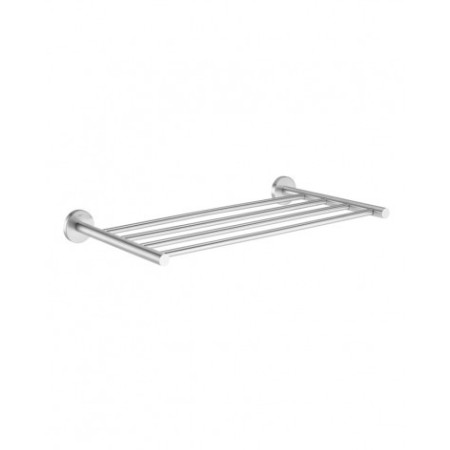 Porte-serviettes mural de salle de bain chrome trendly zoom.